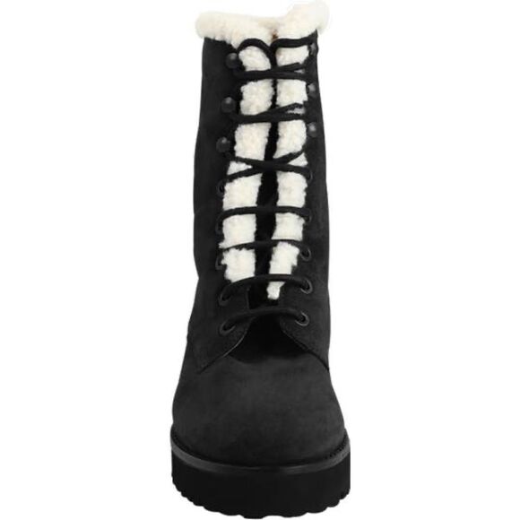 Andre Assous Water resist Suede Prisca Boots Black - Picture 3 of 13